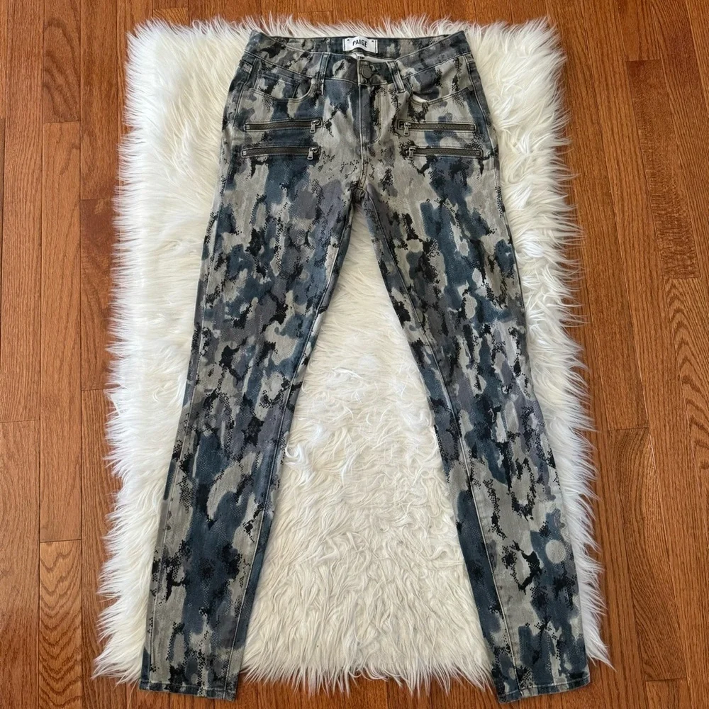 PAIGE snakeskin edgemont